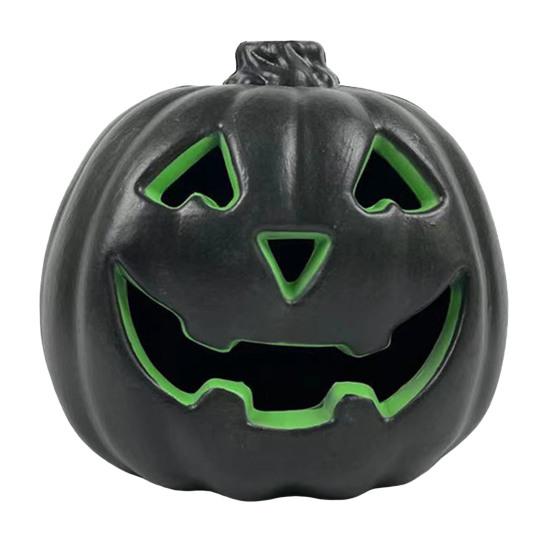 Тыквенный светильник на Хэллоуин, работающий от батареек, тыквенный фонарь, домашний настольный центральный элемент для вечеринки на Хэллоуин