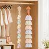 Hat Hooks for Closet Organizer Rack, Multi Clip Cap Holder, Hanger Hook Storage Baseball Knitted Hat, Strap Bedroom Dorm Adhesive Holder