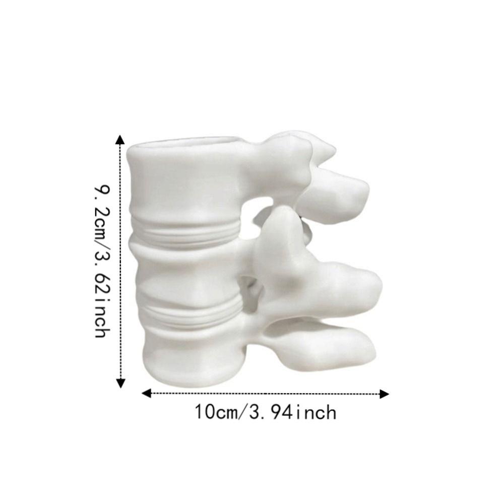 Funny Spine Vertebrae Pen Holder 3D Printed Simulation Spine Brush Holder Spine 3D Vase  Doctors
