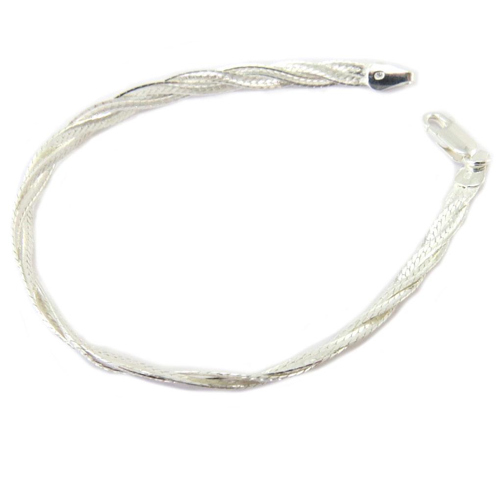 Les Trésors De Lily [P2393] - Silver Bracelet 'Magic Lianas' Silver - 19 Cm 4 Mm