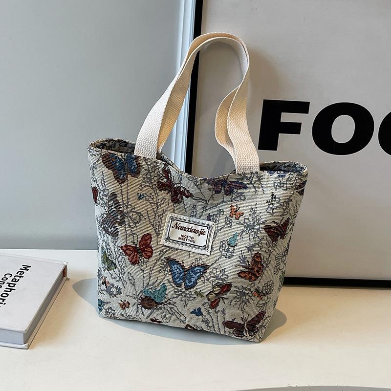 Большая вместительная сумка-бабочка из холста, сумка для дальних поездок, женская модная сумка через плечо для мамочек