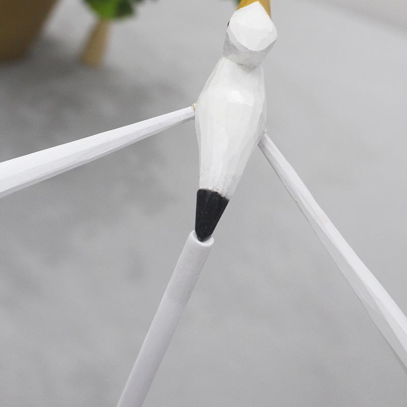 Sturdy Wooden Balance Seagull Ornament for Desk Home Decor Present for Friends