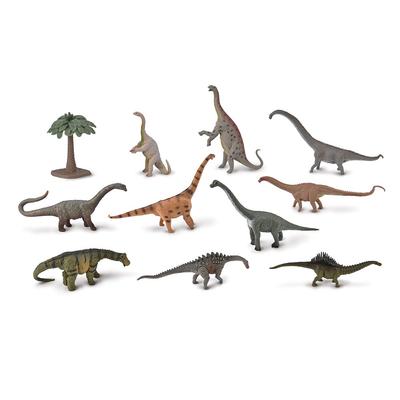 COLLECTA Фигурка травоядного динозавра CollectA Mini A1213 Набор, Коробка, Зауропод, Набор из 11 штук,