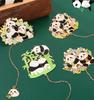 Creative Book Markers Metal Reading Bookmarks Panda Page Markers Lovely Bookmarks for Book Lovers