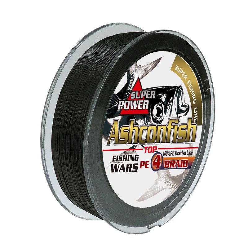 Плетеная 4-жильная рыболовная леска Dyneema, 300 м - Идеальна для морской, скальной и спиннинговой рыбалки.