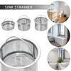 Cleaning Waste Drainer Water Sink Plug Food Hair Stopper Colander Plug Filter Basket Sink Strainer