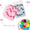 5 Cavities Bunny Silicone Mould for Baking Cake Chocolate Jelly DIY Soap Clay Drip Ice Cubes Dog Food