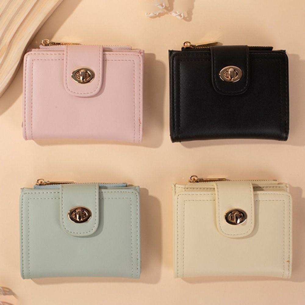 Короткий кошелек на молнии, маленькие женские кошельки, новый держатель для карт для женщин