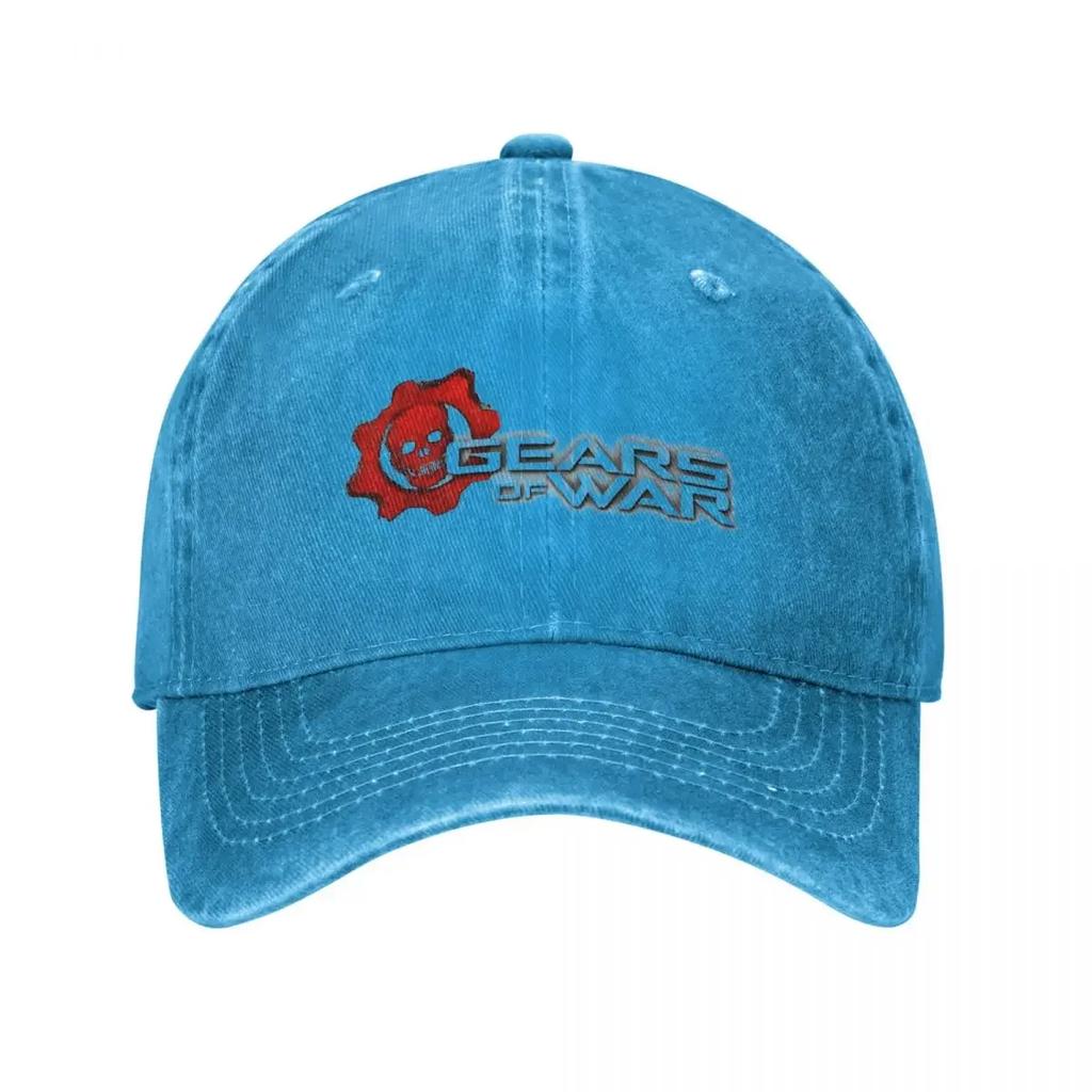 Gears Of Wars Baseball Cap Vintage Distressed Washed Shotting Game Crimson Omen Sun Cap Unisex Outdoor Running Golf Gift Hats