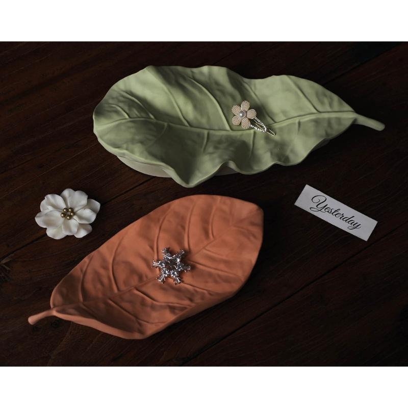 Формы для подставок для украшений, Формы для подносов для украшений, Формы для литья из смолы в форме листьев, Силиконовые формы для изготовления подносов своими руками