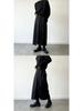 Yamamoto-Style Dark Drape Cropped Pleated Pants Skirt with Straps for Men & Women