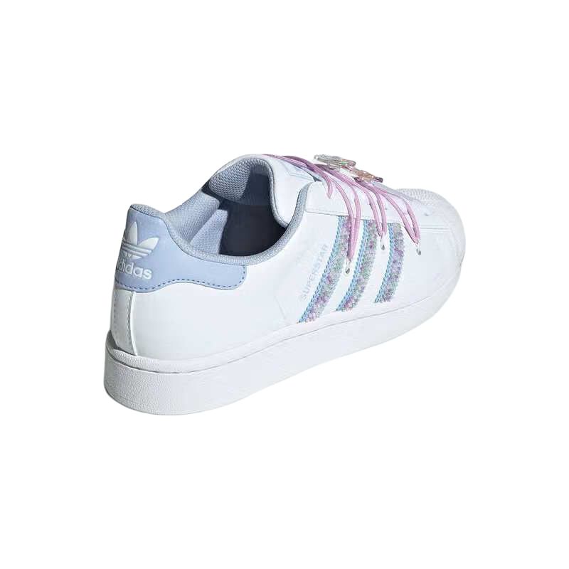 Adidas Оригинальные кроссовки Superstar 2 с низким верхом, устойчивые к истиранию, для скейтборда, женские белые кроссовки JR1332