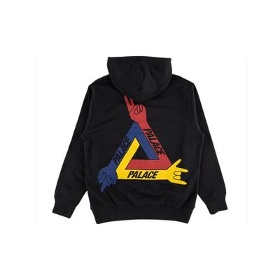 Palace Черные топы унисекс с капюшоном JCDC P16HD054