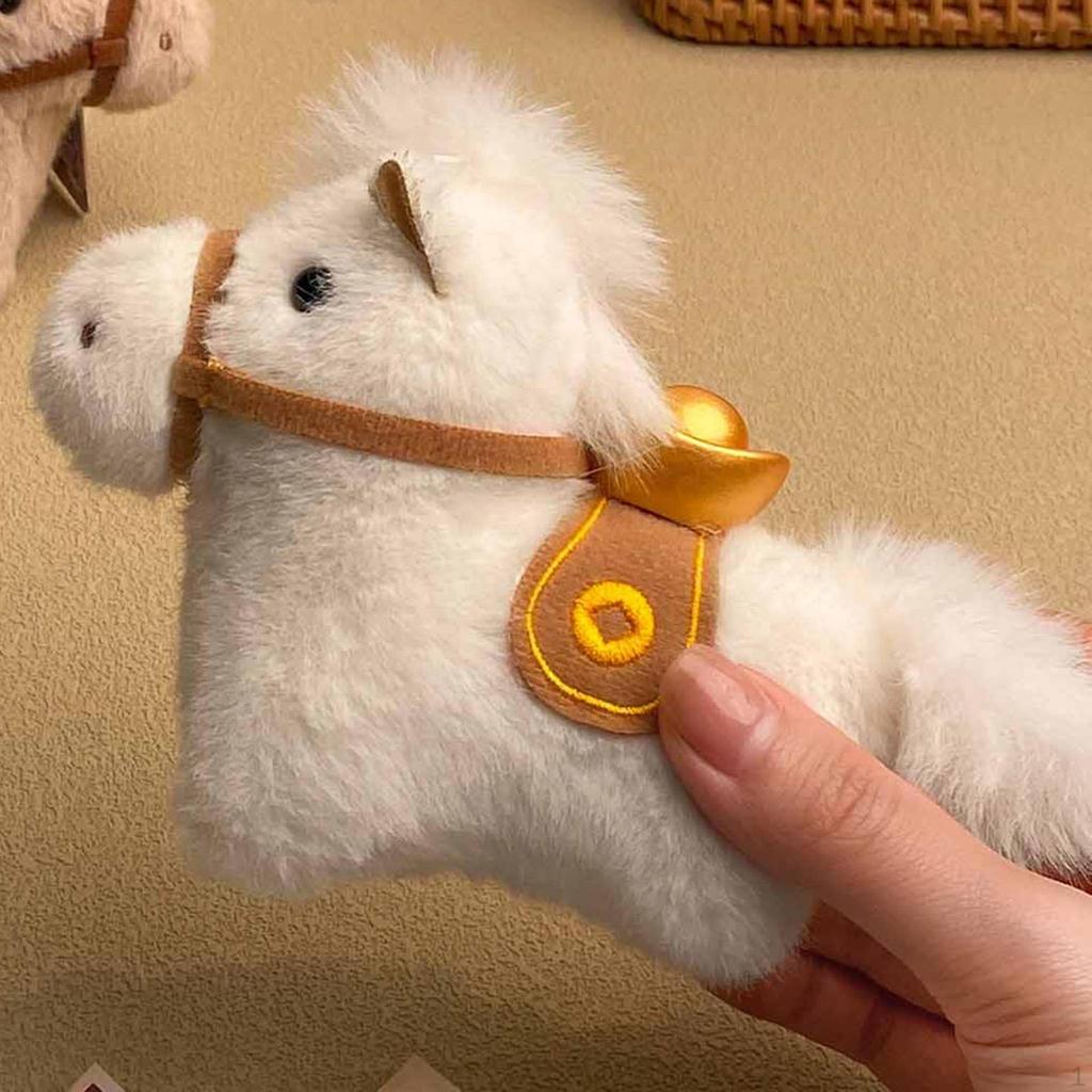 Подвеска-брелок в виде лошадки, кукла, игрушка, сувенир для вечеринки, подарок, благословение, сувенир, подвеска для ключей, мягкая игрушка на день рождения