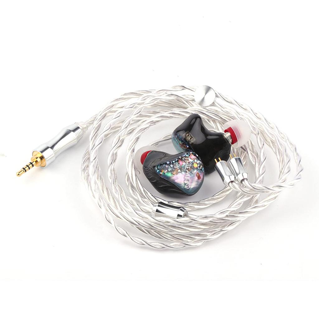 THIEAUDIO EST 100 нитей литцендрат 5N посеребренный OCC кристалл наушники модернизация кабель разъем штекер мягкий кабель стойкий к окислению оригинальный кабель для