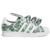 Кроссовки Jeremy Scott x adidas Superstar Money Унисекс Зеленые Обувь-Белый Золотой-Металлик HP6596