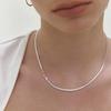 [Серебро 925 пробы] Шелковая Цепочка