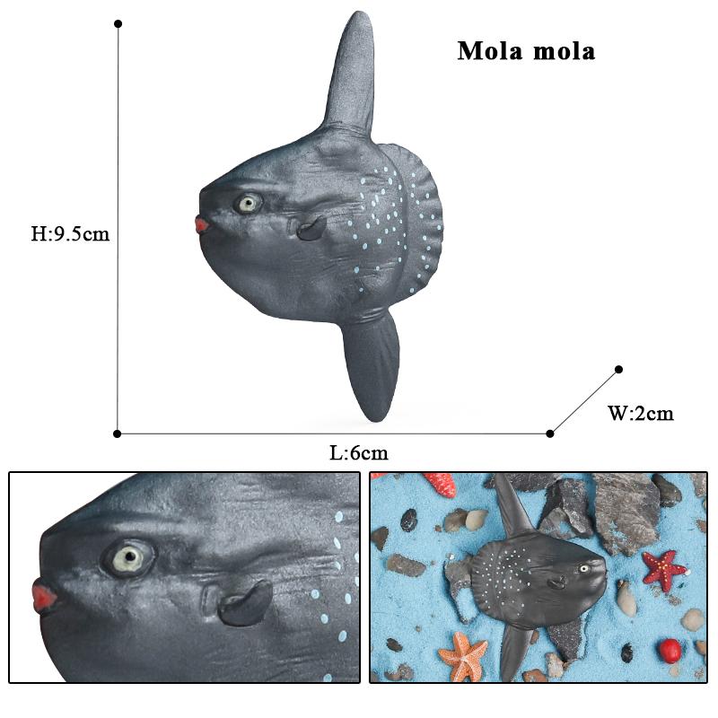 Oenux Морская звезда Океана Морской анемон Коралл Медуза Кальмар Креветка Краб Акула Животные Модель Фигурки ПВХ Миниатюра Детская Игрушка Подарок