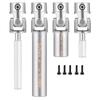 YEAHRUN Steel CVD Drive Shafts Chassis Center Driveshaft for 1/18 RC Crawler Car TRX4M K10 F150 High Trail Upgrade Parts
