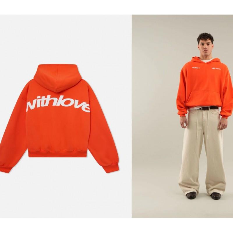 Унисекс Оверсайз Худи с 3D Принтом Свободный Покрой Streetwear Осень