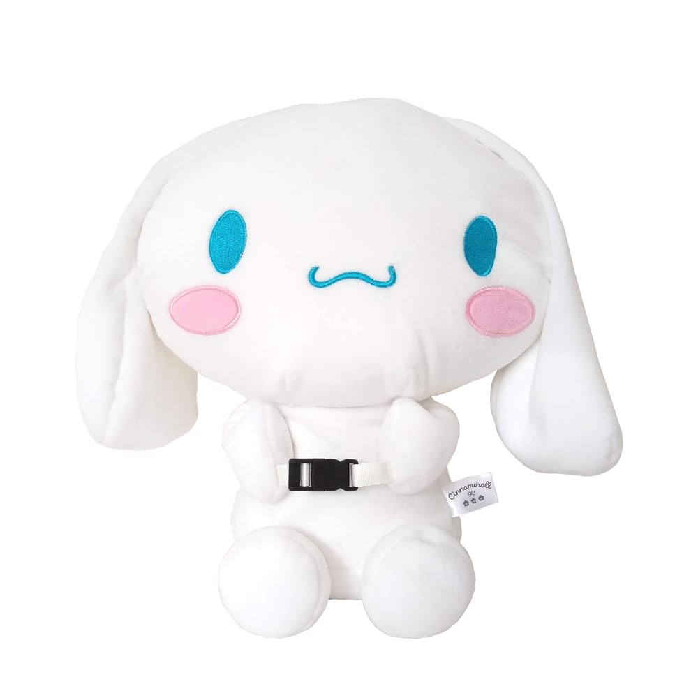 Дорожная подушка для шеи Sanrio с откидными элементами внутри, трансформируется в милую подушку-персонажа Cinnamoroll, с микрошариками, пушистая, Наружу, Персонаж, Я!