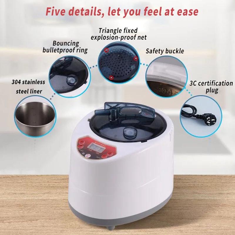 2000 Вт 2,0/2,5 л Генератор для сауны Для сауны Спа-палатка Терапия для тела Фумигационная машина Домашняя паровая терапия Подходит для кухни