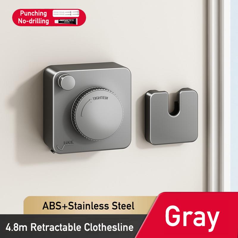 4,8 м нержавеющая стальная веревка выдвижная бельевая веревка выдвижная бельевая веревка на стене квартира туалет автофургон лошадь для сушки белья