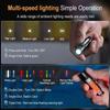 Multi-Light Source Mini Keychain Flashlight Super Bright Side Lamp Portable Work Light Waterproof Rechargeable