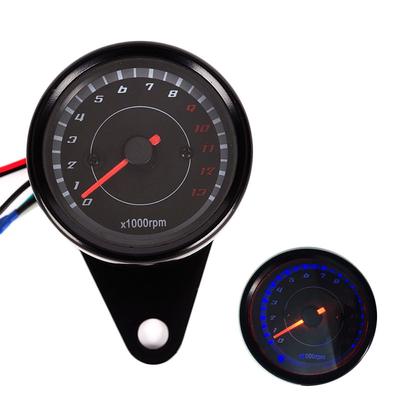 DC 12V мотоциклетный тахометр модифицированный светодиодный цифровой дисплей для мотоцикла