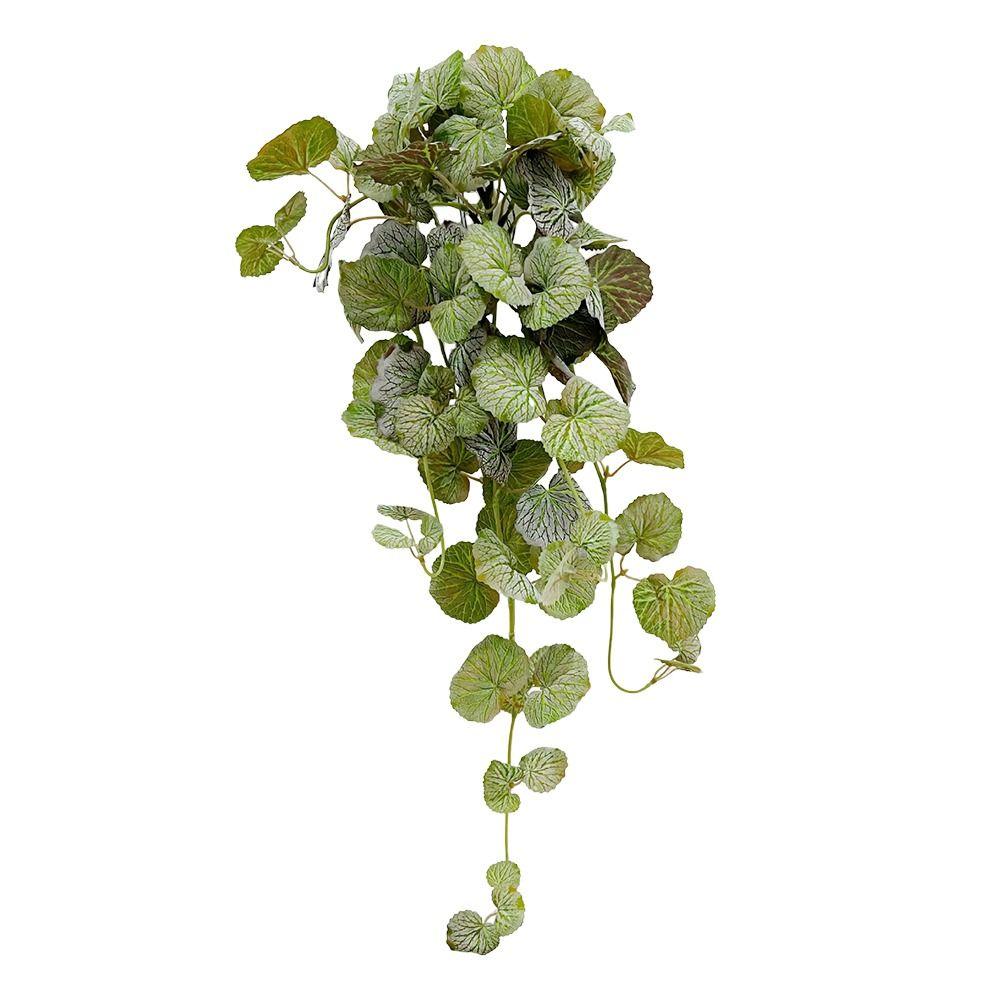 Украшение для дома Искусственные листья бегонии Зеленая настенная подвеска Венок Креативная растительная стена