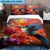 Hummingbird In Bloom 3pcs Bedding,Including 1pc Duvet Cover And 2pcs Pillowcases Perfect for Christmas,Ideal for Bedroom, Dormitory