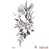 1PCS Waterproof Tattoos Temporary Tattoo Sticker Flowers Rose Body Tattoos for Women Art Arm Hand Tattoos Wolf Tiger Lion Painting Tatoos