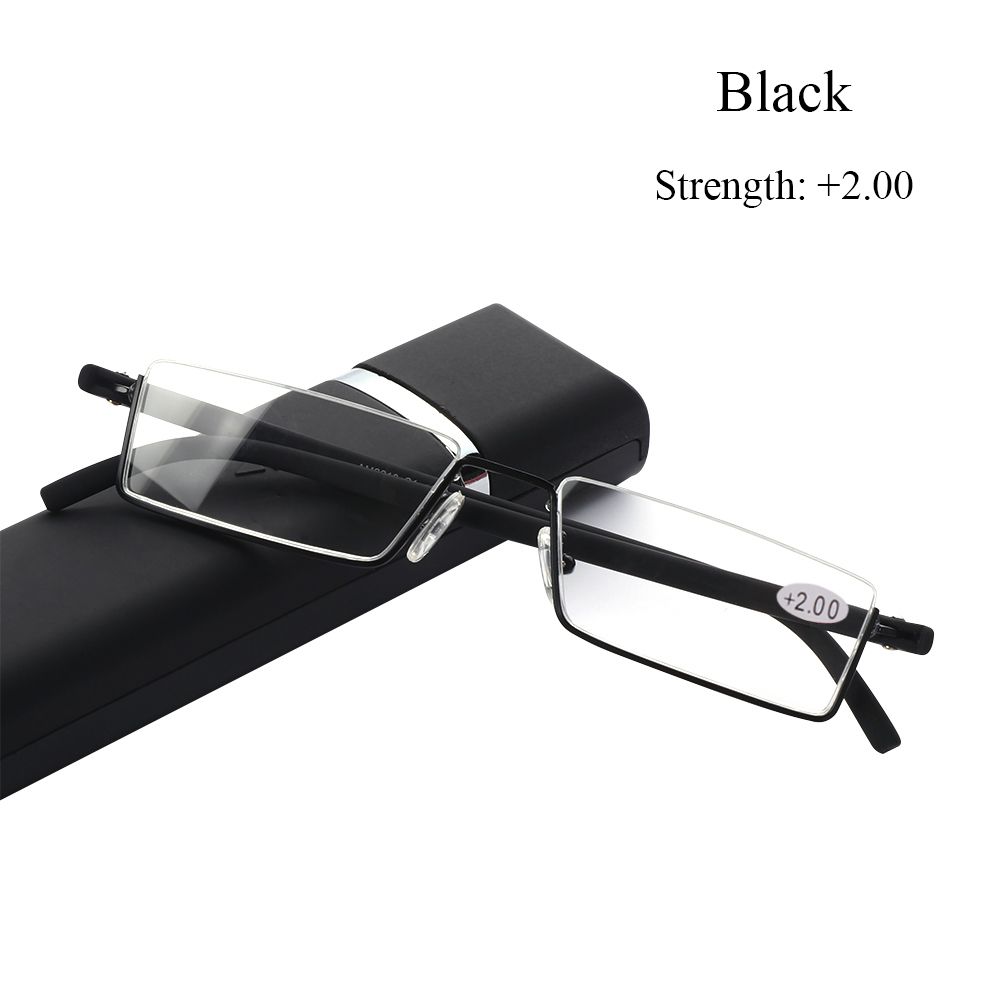 Vision Care TR90 Ultralight Reading Glasses Semi Rimless Reader Eyeglasses Half Frame