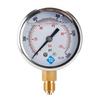Нижнее подключение 1/4'' BSP 100 Бар 0-1500 PSI Манометр для воды, воздуха, масла, газа Двойная шкала