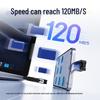 Deli Высокоскоростная флеш-накопитель с двойным интерфейсом USB 3.2 и Type-C