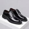 Кожаные туфли мужские осенне-зимние из коровьей кожи мужские бархатные туфли с подтяжкой 6 см деловые туфли кожаные туфли британские свадебные туфли