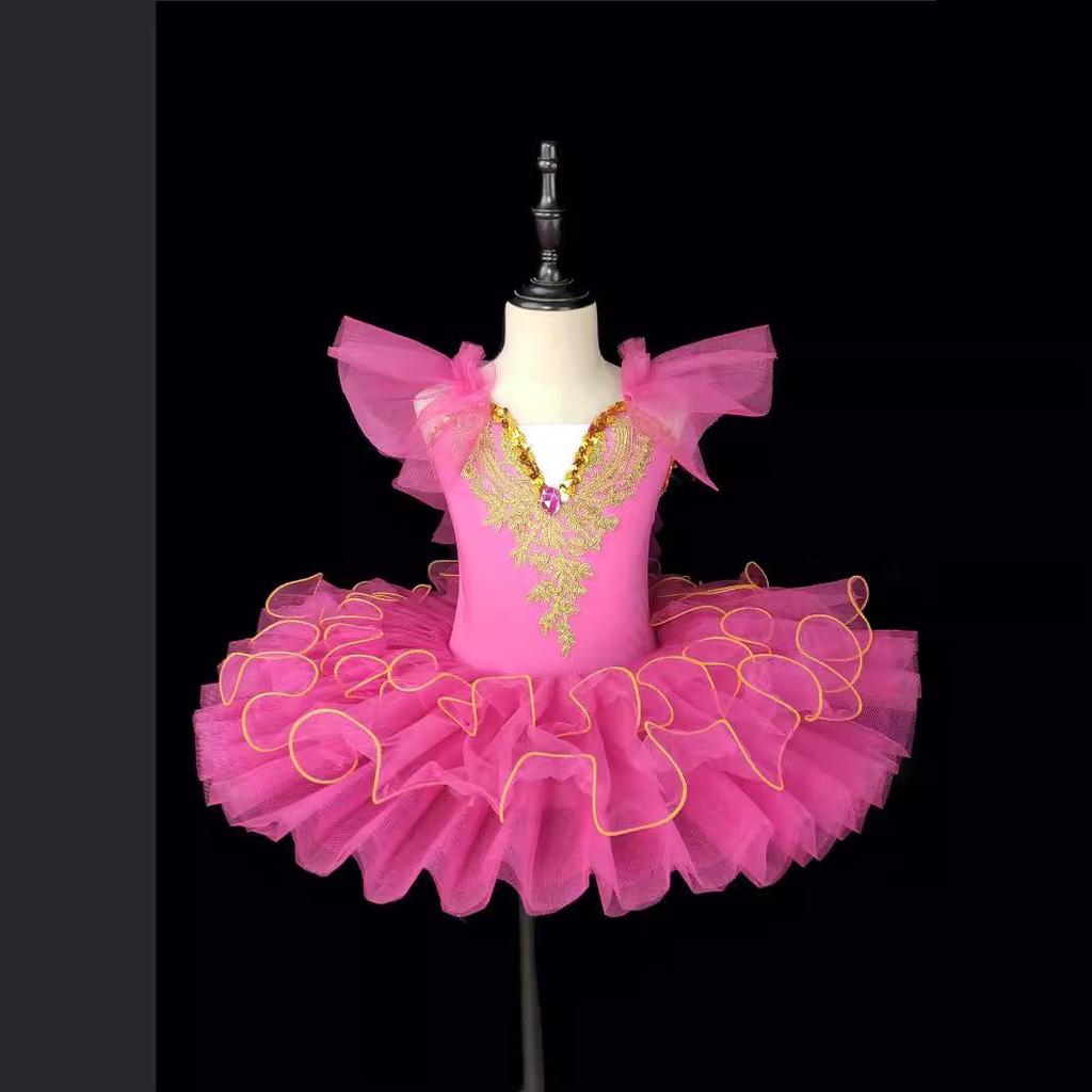 June 1 Children's Swan Ballet Dress - Girls Tulle Skirt Princess Costume