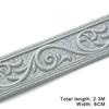 230 см 3D тисненый пенопластовый настенный декор, самоклеящаяся основа, декоративная бордюрная лента для обоев, плинтус, декор для дома