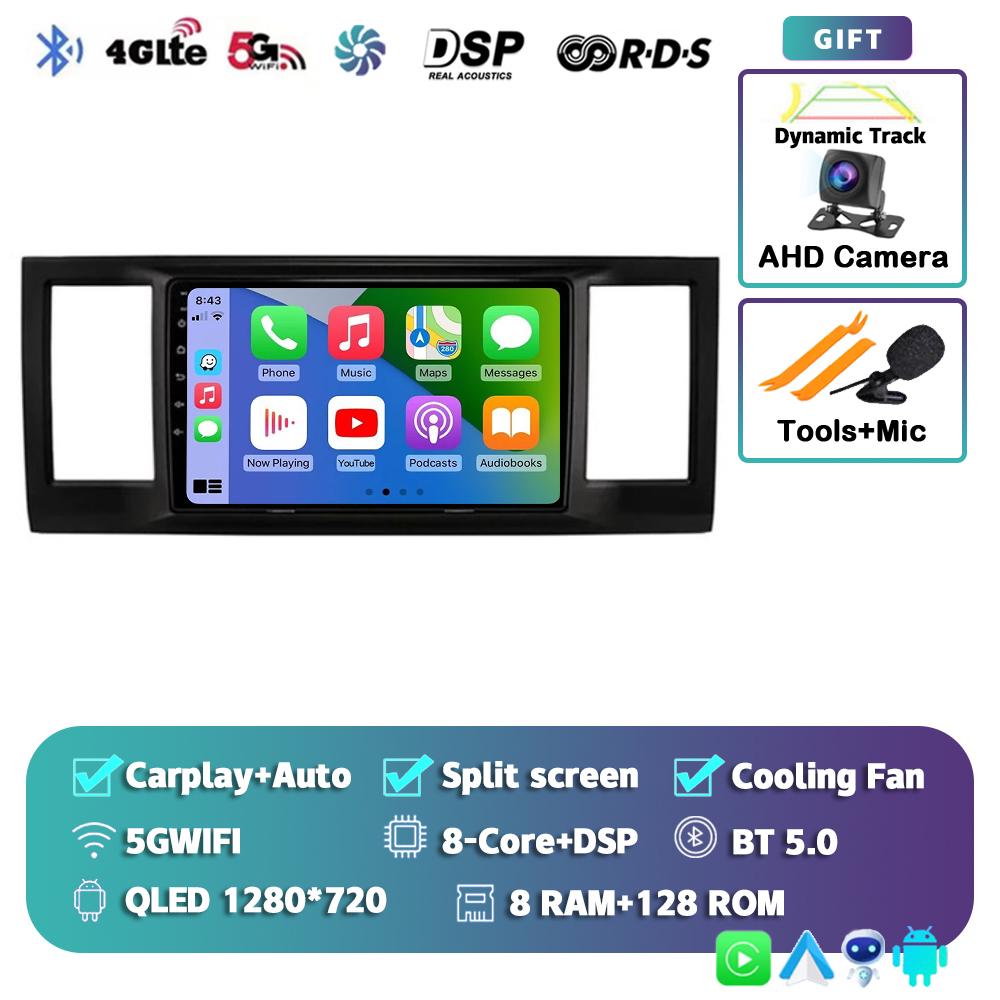 Android 14 Carplay Автомагнитола для VW Volkswagen Caravelle 6 T6 2015-2020 Мультимедийный Видеоплеер Навигация GPS Стерео Аудио