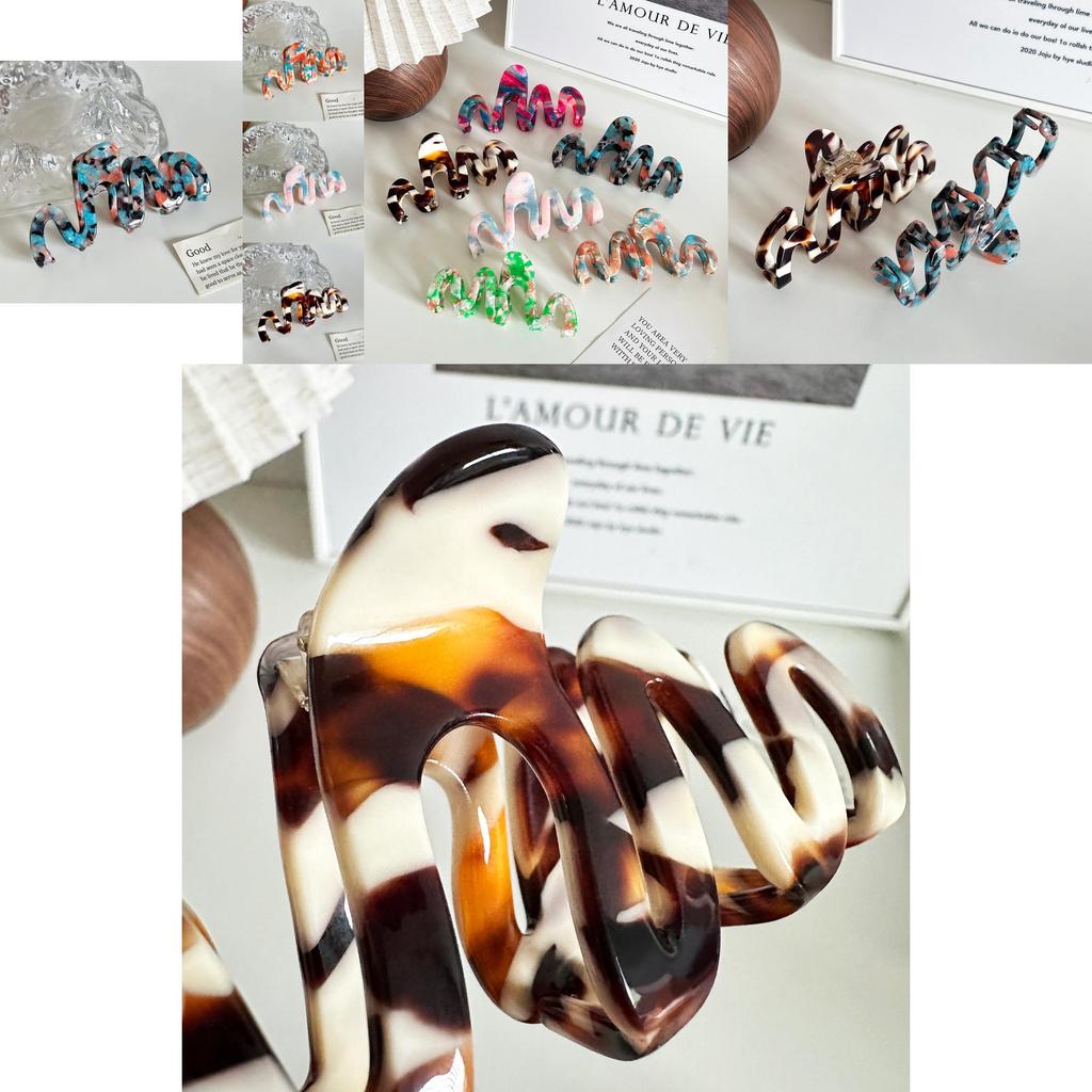 Premium 4mm Acetate Hair Clip In Sophisticated Colors Ideal For Trendy Chignon Styles