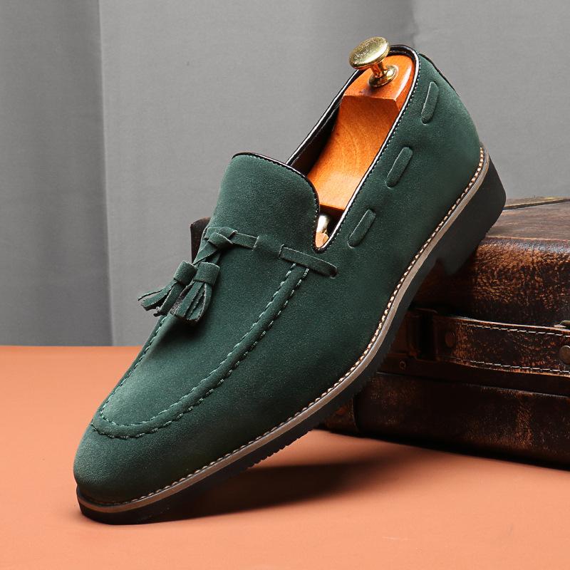 Men's Casual Business Shoes Mens Classic Retro British Style Tassels Loafers Moccasins Fashion Party Wedding Flats for Men