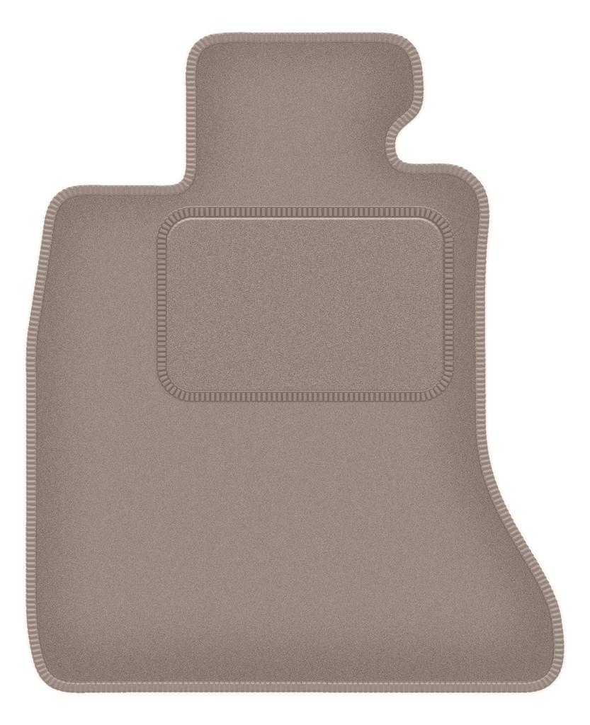 Beige driver's mat for: BMW 7 F02 LONG (2008-2015)