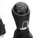 VW Passat B7 10-15 BLACK gear shift knob + gaiter with CHROME frame 6 SPEED