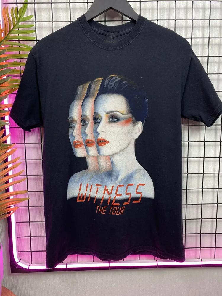 Vintage Katy Perry Witness The Tour Cotton Shirt Unisex Concert S to 5XL EL070 Unisex T-Shirt