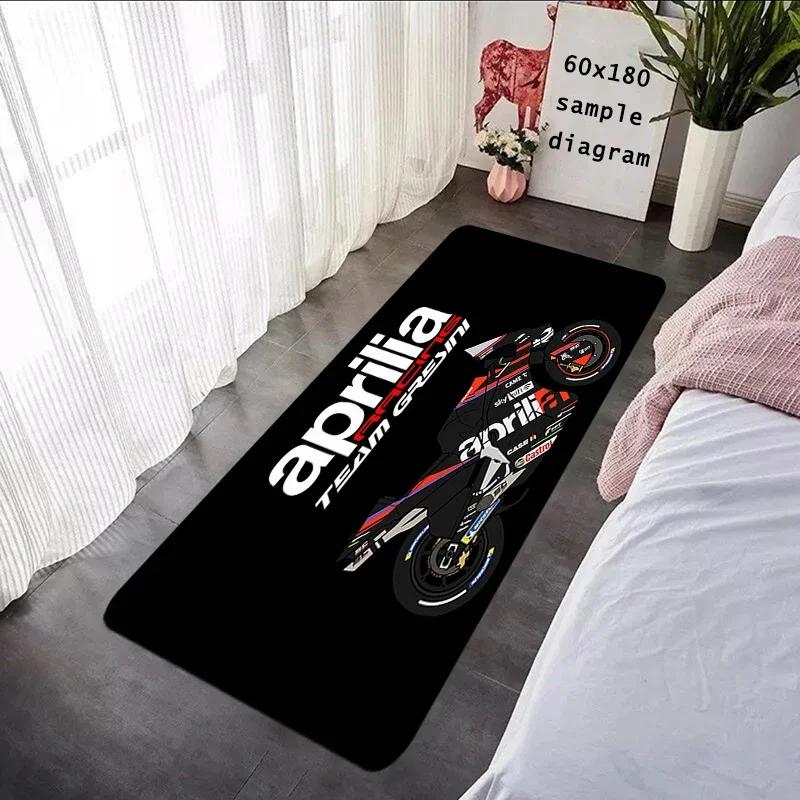 Living Room Rugs A-Aprilia Motorcycle Carpets Entrance Doormat Floor Mats Carpet Anti Slip Mat Home Rugs Kitchen Hallway Decor