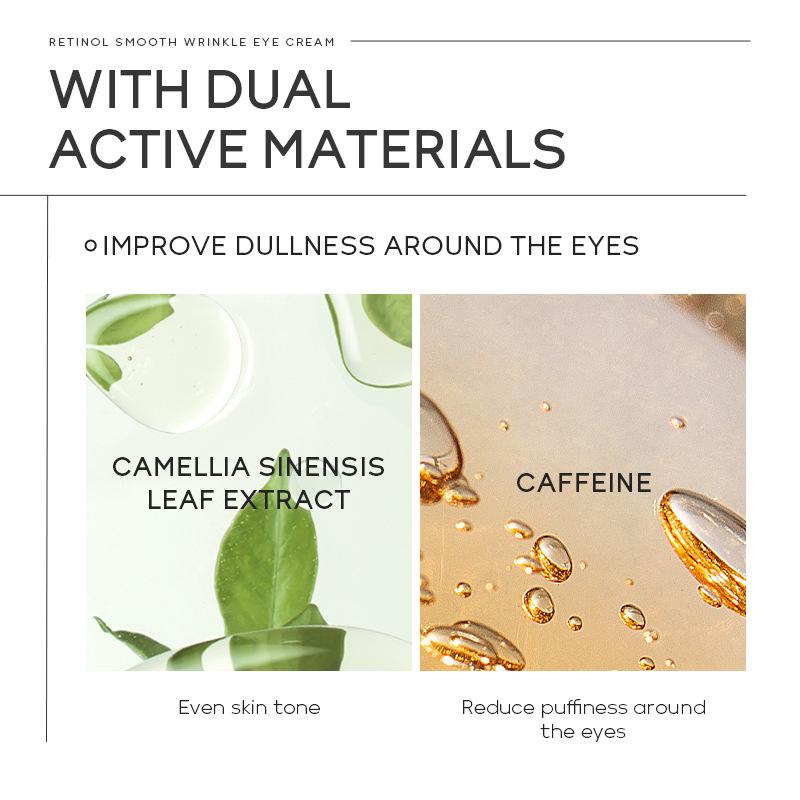 Позаботьтесь о коже вокруг глаз, увлажняющий и увлажняющий крем для кожи с ретинолом от производителя QUIYUM Retinol Eye Cream.