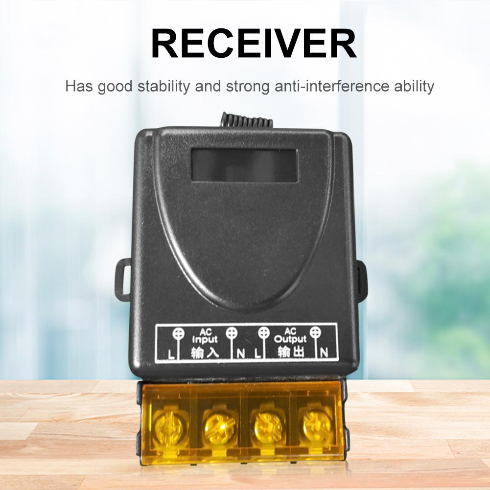 Высокоточное беспроводное реле управления 60 В-280 В реле RF Switch 4 рабочих режима 433 МГц 50 м релейный приемник для бытовой техники