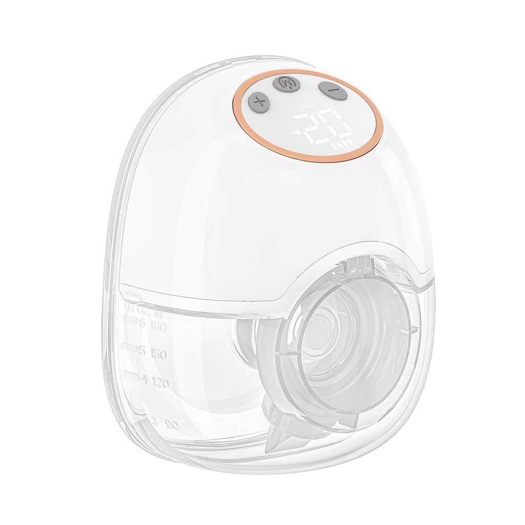 Переносной молокоотсос Электрический молокоотсос без помощи рук для грудного вскармливания 4 режима 12 Низкий уровень всасывания