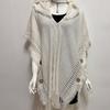 Shawl Spring, Autumn and Winter Oversized Sweater Button Hooded Cape Shawl