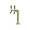 Beer Dispenser - ICH-ZAPFE.DE - Gold 2-way Beer Column - 70 Watt - 5 Liters